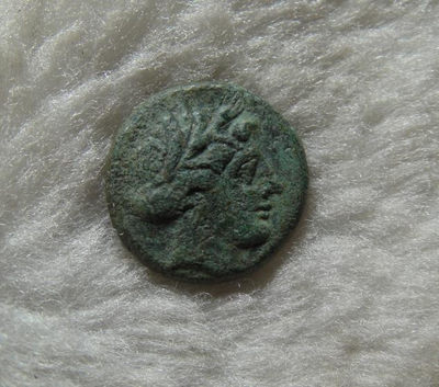 阿尔特米德古典钱币中国微拍第六期 古希腊意大利半岛 卢卡尼亚 梅塔庞顿城邦 谷物女神铜币