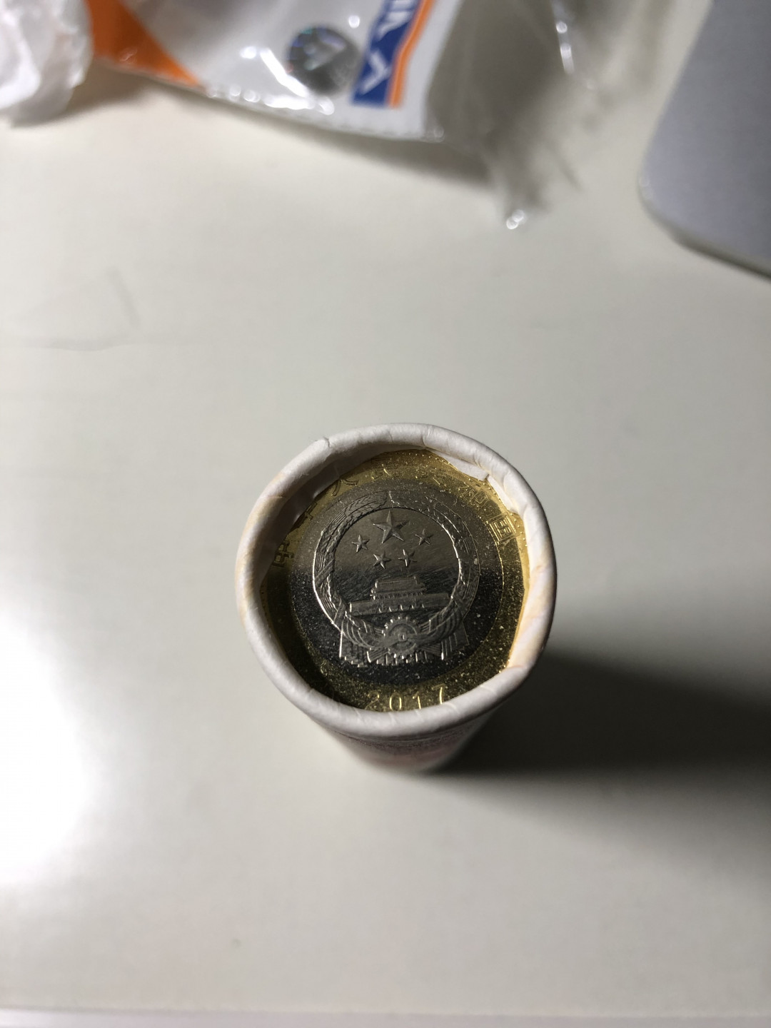 《外钞收藏家》第八十七期拍卖 2017年建军90周年纪念币一卷 40枚