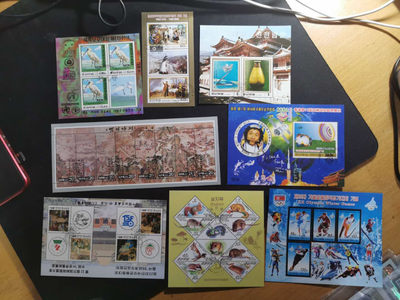 【鲸贝乐淘·两周年】千字文·第“丙舍傍启，甲帐对楹”号拍卖 【朝鲜🇰🇵 】小型张·小全张25枚，盖销，全新全品UNC 