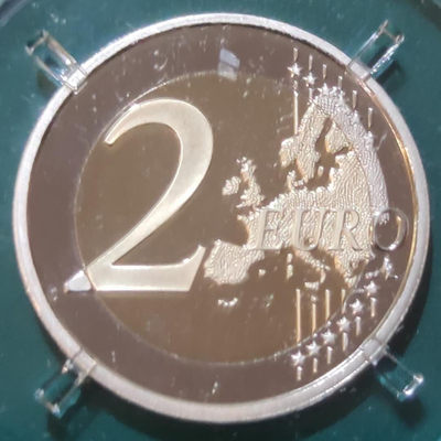 燕姐换藏第四十场 克劳斯获奖币2017法国粉红丝带精制币欧元