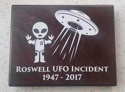 【随心拍&Getcoins】钱币拍卖第七十一期 布基纳法索2017年罗斯威尔UFO事件70周年外星人飞碟仿古银币