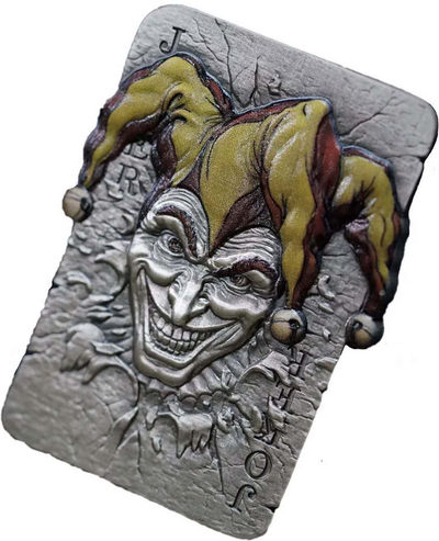 【随心拍&Getcoins】钱币拍卖第七十一期 纽埃2020年扑克王炸高浮雕仿古纪念银币