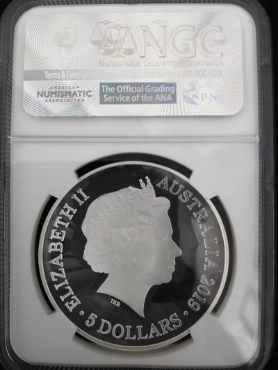 【随心拍&Getcoins】钱币拍卖第七十一期 澳大利亚地球币蓝标ngc70