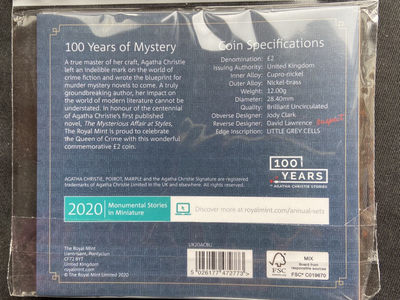 【随心拍&Getcoins】钱币拍卖第七十一期 【英国】阿加莎克里斯蒂卡册秒杀