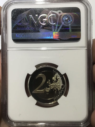 【随心拍&Getcoins】钱币拍卖第七十一期 2020年 希腊 2欧元精制纪念币温泉关战役 斯巴达NGC68 首期蓝标