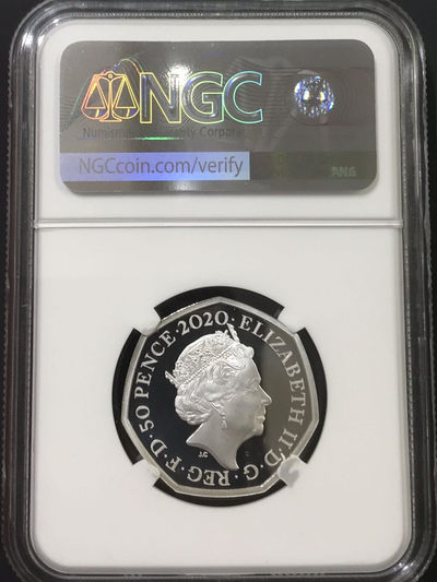 【随心拍&Getcoins】钱币拍卖第七十一期 英国2020年物理学家罗莎琳德·富兰克林加厚银币NGC69 首期蓝标