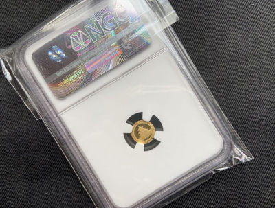 【随心拍&Getcoins】钱币拍卖第七十一期 2016熊猫1g金币【蓝标ngc70】