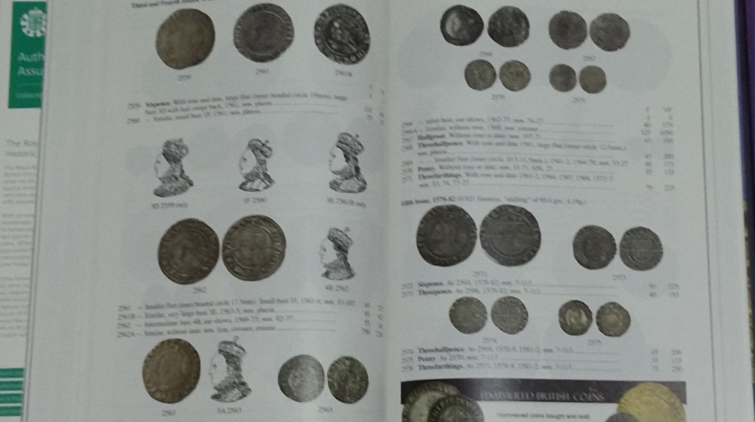 世界钱币章牌书籍拍卖专场第3期 英国硬币目录（从公元前到现代）