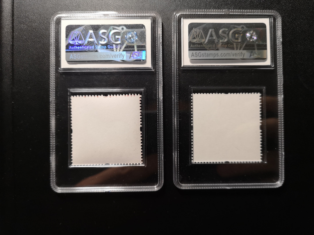 《外钞收藏家》第八十八期拍卖 ASG评级2018年狗年邮票两枚 非精致的壳子