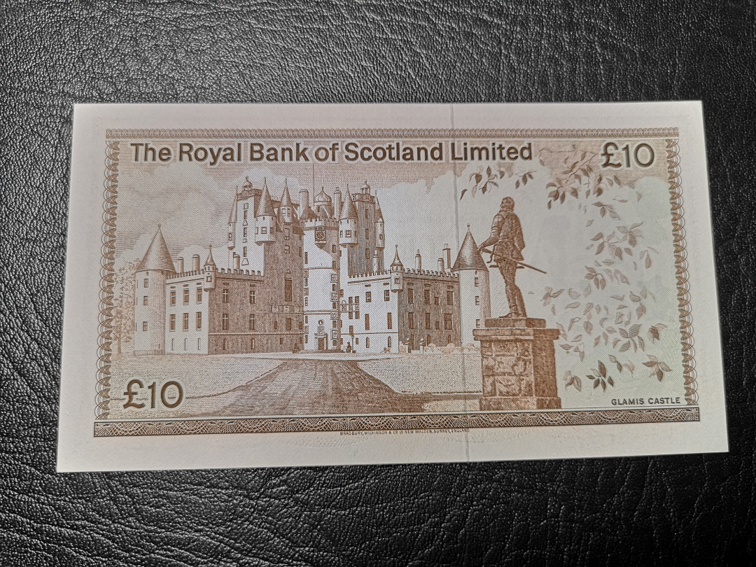 《外钞收藏家》第八十八期拍卖 苏格兰1979年10镑 全新 BWC印刷