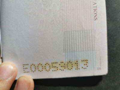 【鲸贝乐淘】千字文·第“肆筵设席，鼓瑟吹笙”号拍卖 【护照·样本】中国护照样本，稀有品种，3-34页，缺页本