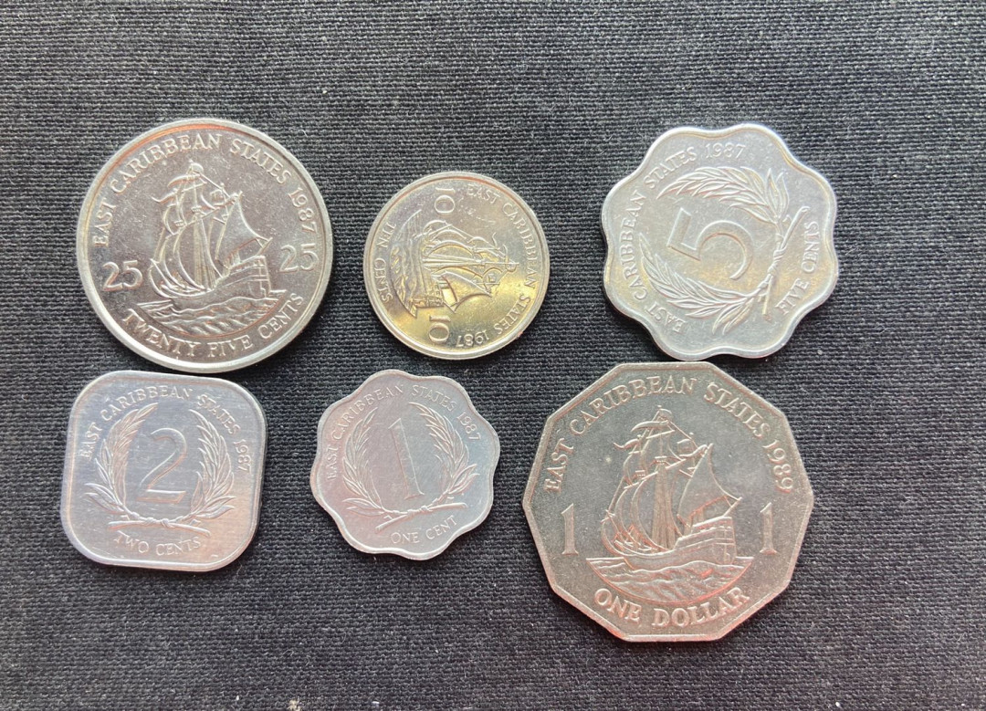 【币观天下】第126期钱币拍卖～ 【东加勒比】纪念币6枚