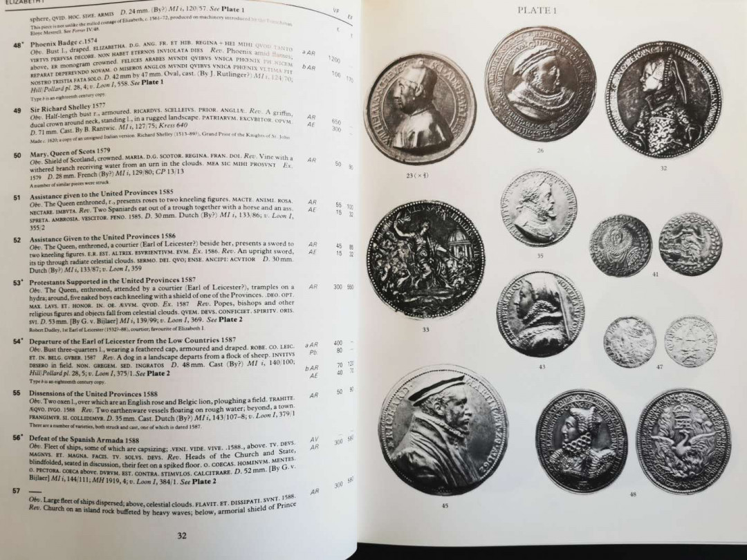 凡希社世界钱币微拍第一百三十六期 英国历史章牌目录首版 大十六开 265页 九品