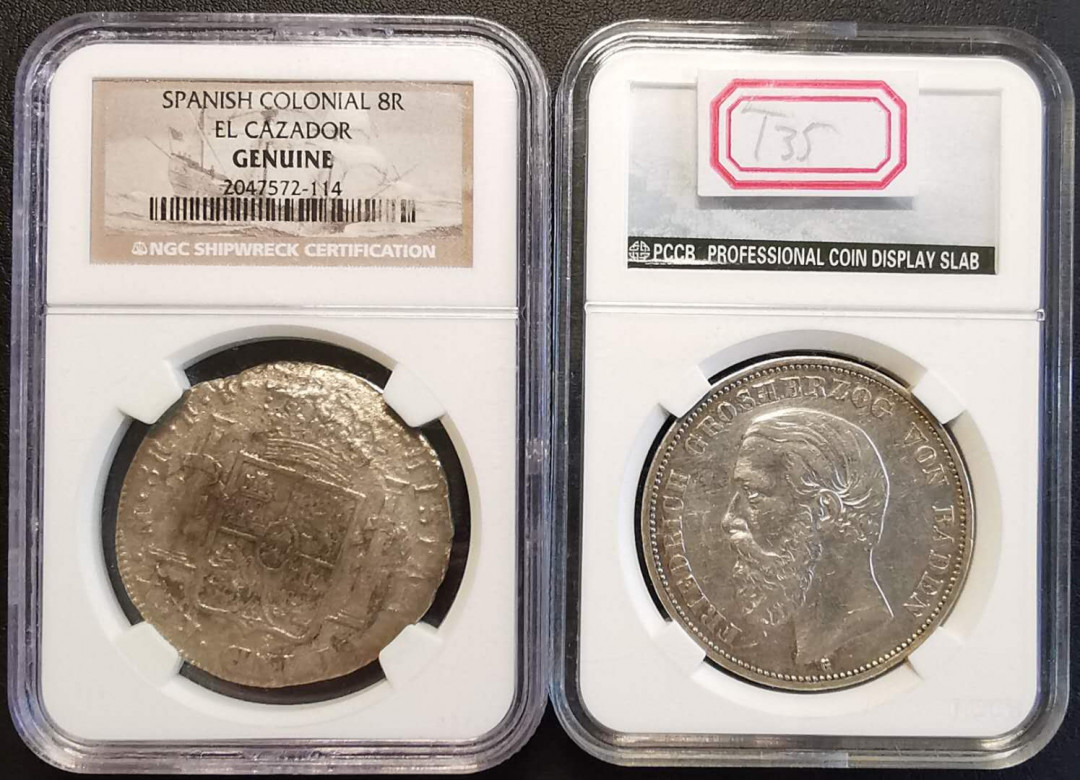 凡希社世界钱币微拍第一百三十六期 德国/西属美洲大银一对