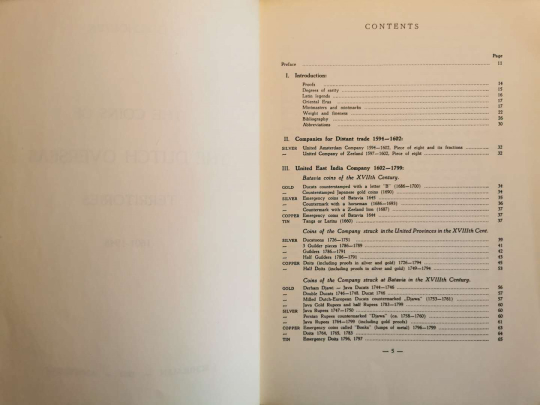 凡希社世界钱币微拍第一百三十六期 荐！荷属殖民地钱币目录 绿皮英文版九五品