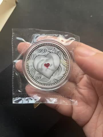 【随心拍&Getcoins】钱币拍卖第七十三期～ 2020钱币会礼品桃心镀银章【送礼】
