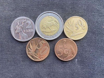 【随心拍&Getcoins】钱币拍卖第七十三期～ - 南非散币5枚～