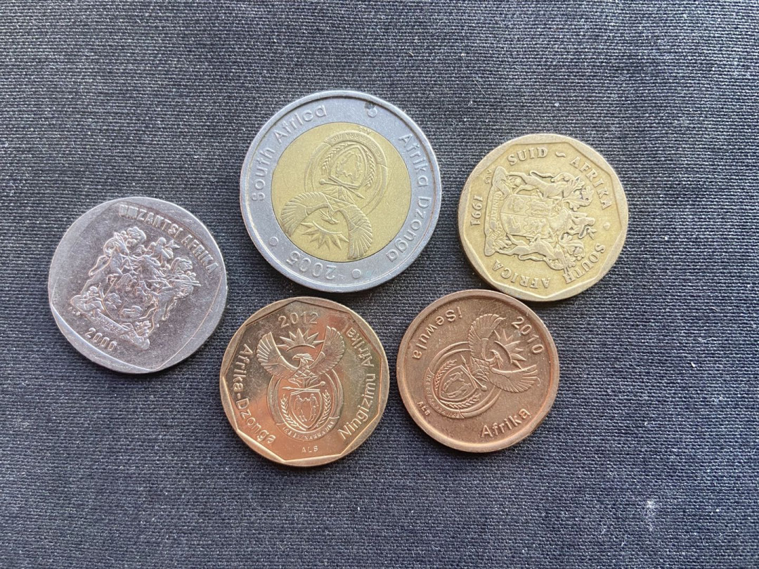 【随心拍&Getcoins】钱币拍卖第七十三期～ 南非散币5枚～