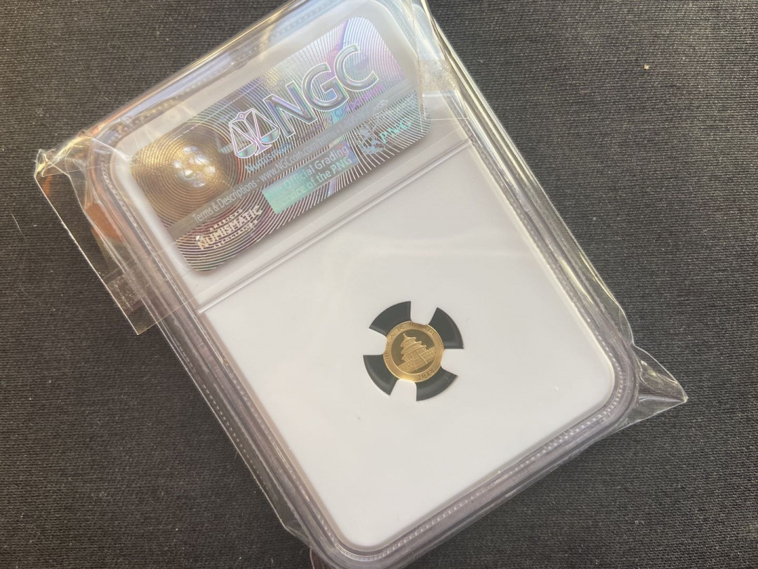 【随心拍&Getcoins】钱币拍卖第七十三期～ 【中国】2018蓝标大头猫金币【ngc70】