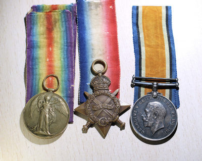 大猫徽章拍卖139期 - 一战奖章一组 同一人获得