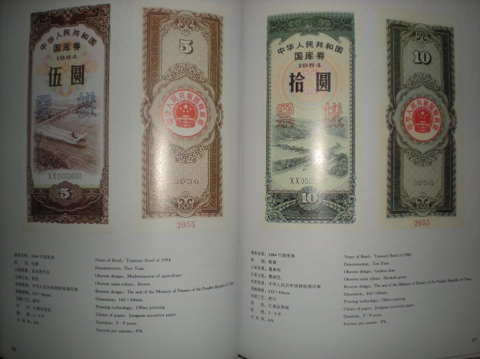 世界钱币章牌书籍拍卖专场第4期 《国家债券票样册》（公债券国库券）