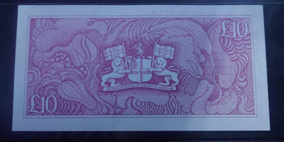 【囧羊收藏】精选微拍第1期~世界钱币场 1985年圣赫勒拿10镑 大票幅版 全新UNC保真稀少