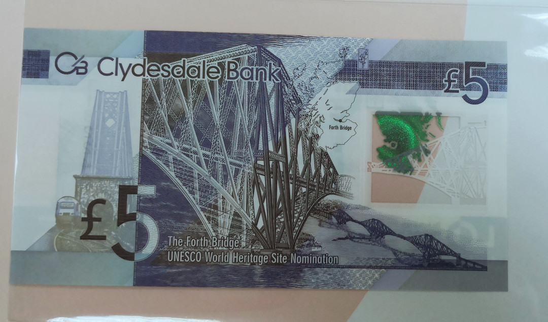 《张总收藏》第三期——花鸟鱼虫 苏格兰5镑UNC