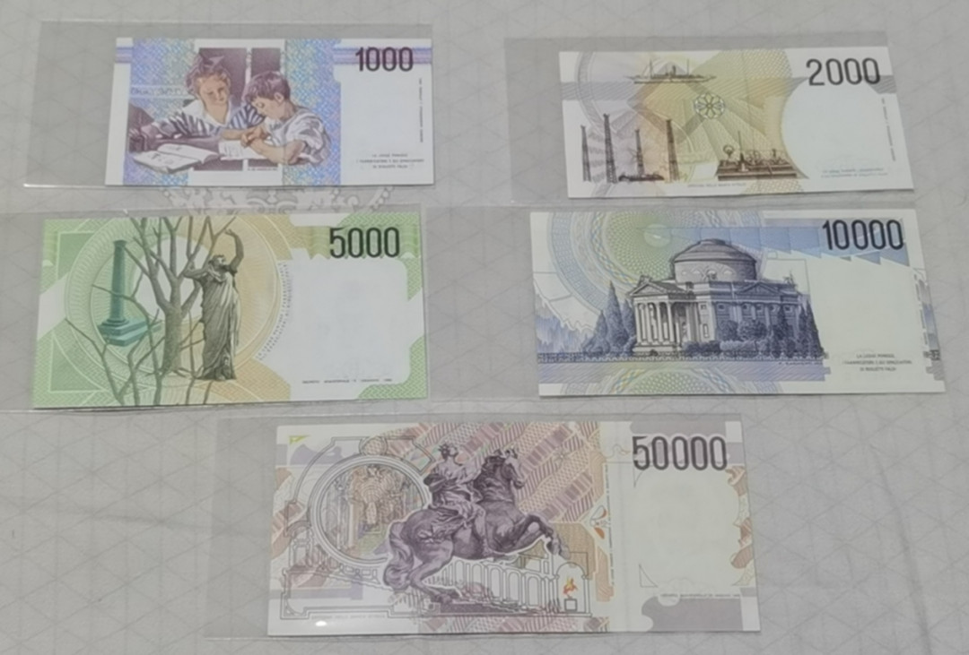 《张总收藏》第三期——花鸟鱼虫 意大利UNC5张小全套