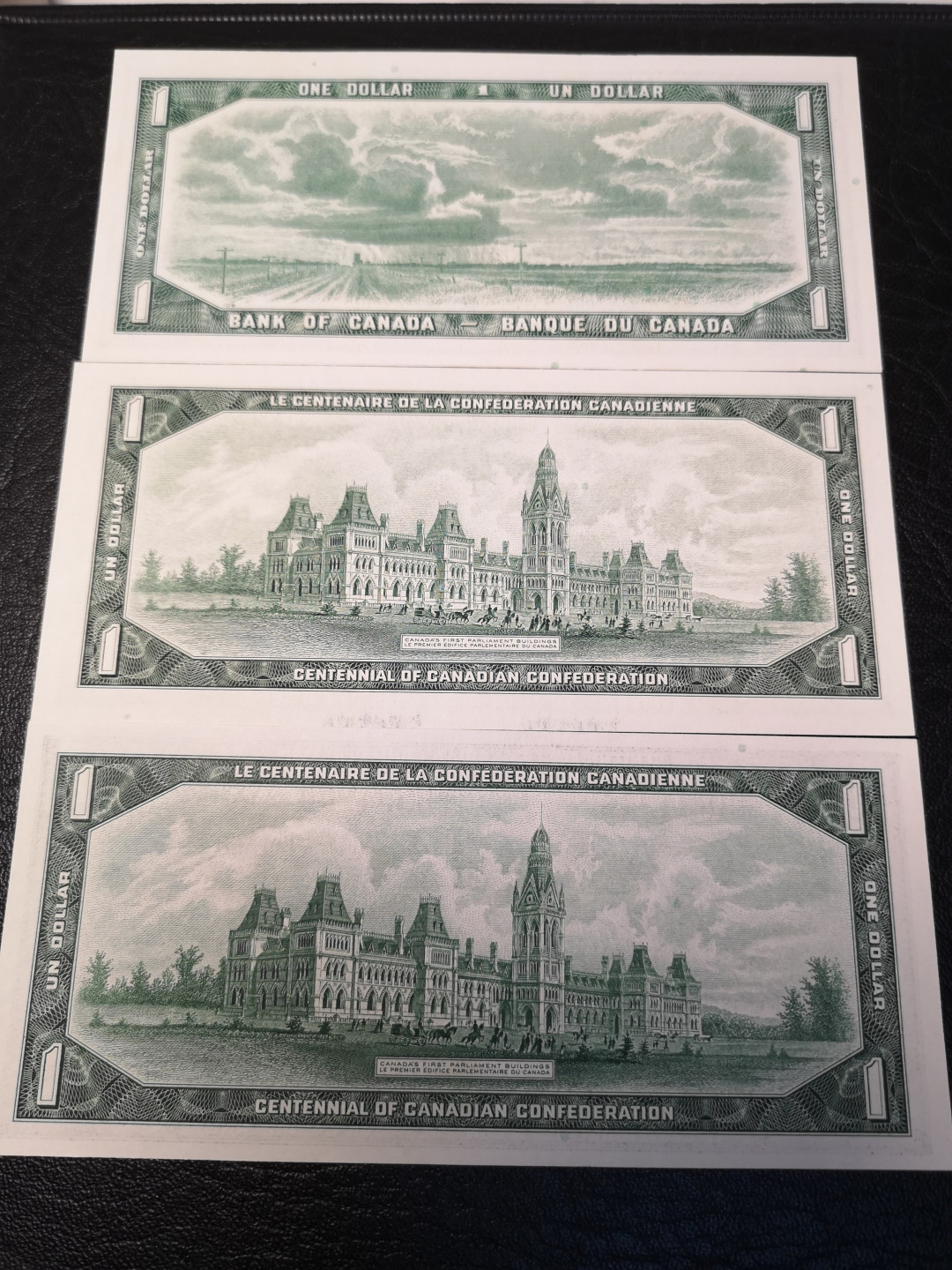 《外钞收藏家》第九十期 拍卖 加拿大风景版  普通版、纪念钞无号版、有号版三张 全新绝品