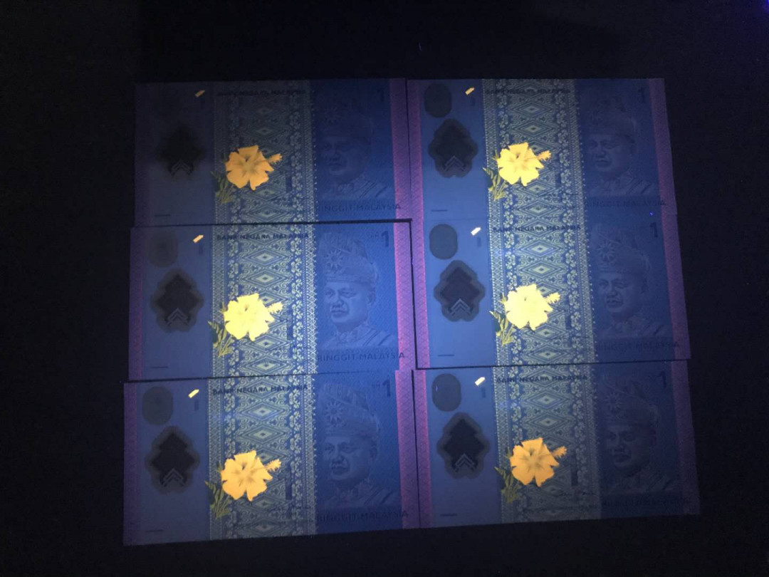 【鲸贝乐淘】千字文·第“杜稿钟隶，漆书壁经”号拍卖 21，马来西亚1林吉特捆拆刀一刀100张