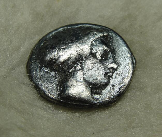 阿尔特米德古典钱币中国微拍第七期 古希腊意大利半岛 坎帕尼亚 尼亚波利斯 2德拉克马银币