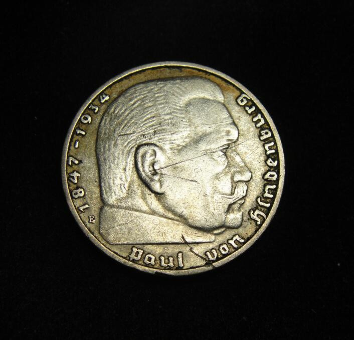 阿尔特米德古典钱币中国微拍第七期 德意志第三帝国 德国1937年2马克银币