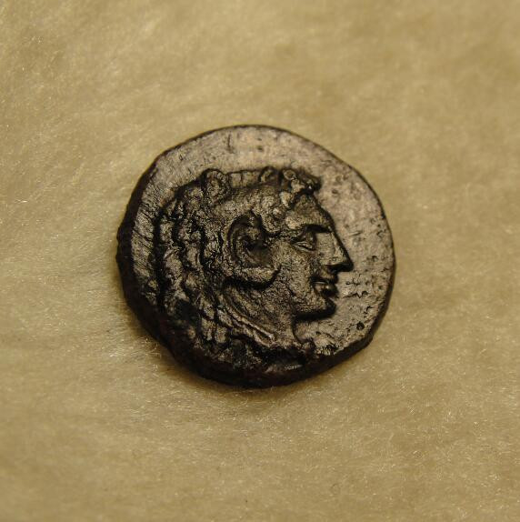 阿尔特米德古典钱币中国微拍第七期 古希腊意大利半岛 卢卡尼亚 梅塔庞顿城邦 大力神铜币