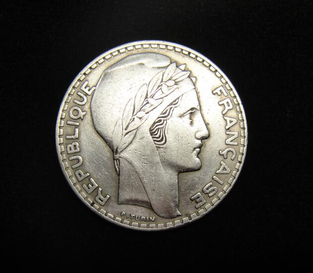 阿尔特米德古典钱币中国微拍第七期 法兰西第三共和国 法国1933年20法郎大银币