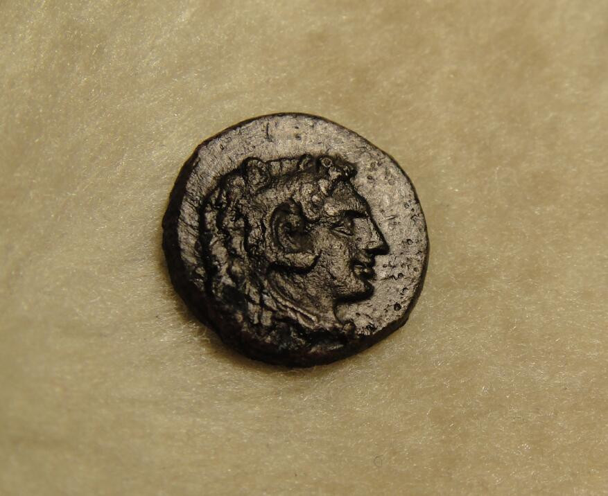 阿尔特米德古典钱币中国微拍第七期 古希腊意大利半岛 卢卡尼亚 梅塔庞顿城邦 大力神铜币