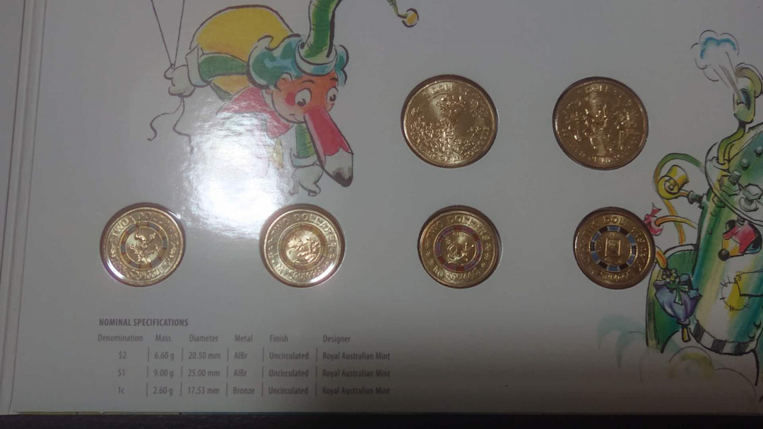 【囧羊收藏】精选微拍第3场~裸币场 11.15晚八点半 2019年澳大利亚皇家造币厂 硬币套装 全新
