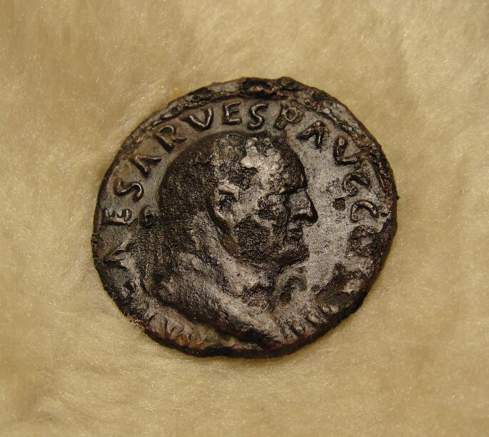 阿尔特米德古典钱币中国微拍第七期 罗马帝国 维斯帕乡皇帝 阿斯铜币