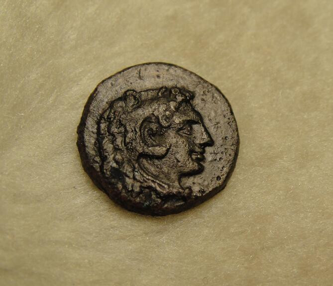 阿尔特米德古典钱币中国微拍第七期 古希腊意大利半岛 卢卡尼亚 梅塔庞顿城邦 大力神铜币