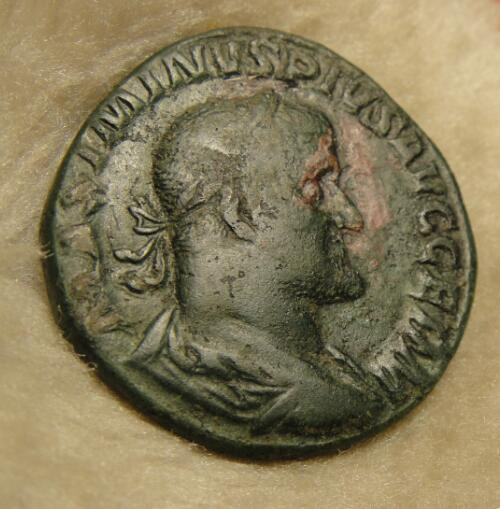 阿尔特米德古典钱币中国微拍第七期 古罗马帝国 马克西米努斯皇帝 赛斯特提大铜币