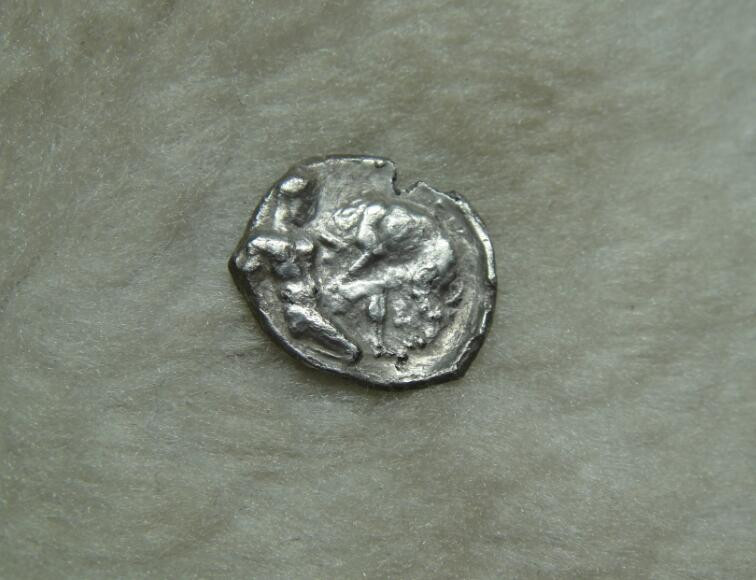 阿尔特米德古典钱币中国微拍第七期 古希腊意大利半岛 南阿普利亚 塔兰托 奥波银币