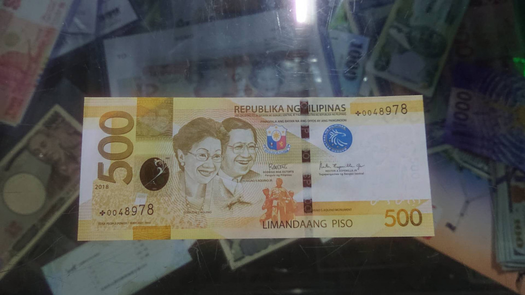 【囧羊收藏】精选微拍第2期~中外钱币场 双11特别版 2018年菲律宾500比索 稀少补号 全新UNC绝品