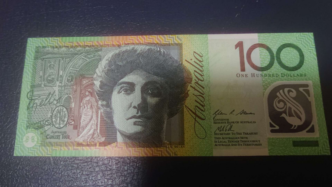 【囧羊收藏】精选微拍第3场~裸币场 11.15晚八点半 2014年澳大利亚100元塑料钞 豹子号333 全新绝品