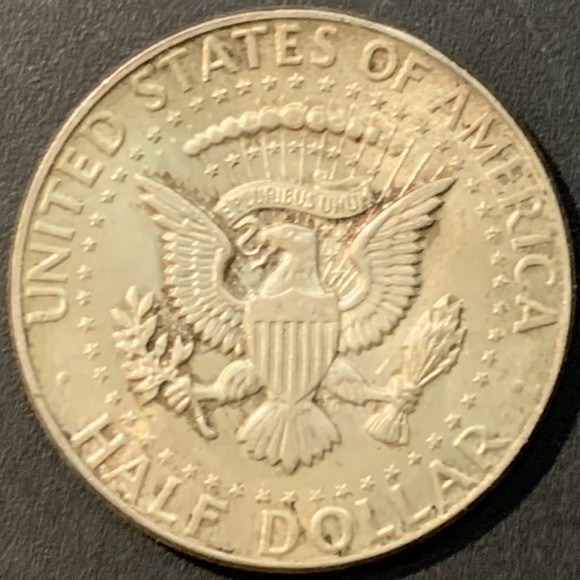 紫瑗钱币—微拍第119期  美国 1964年 肯尼迪 50美分 12.5克 0.9银