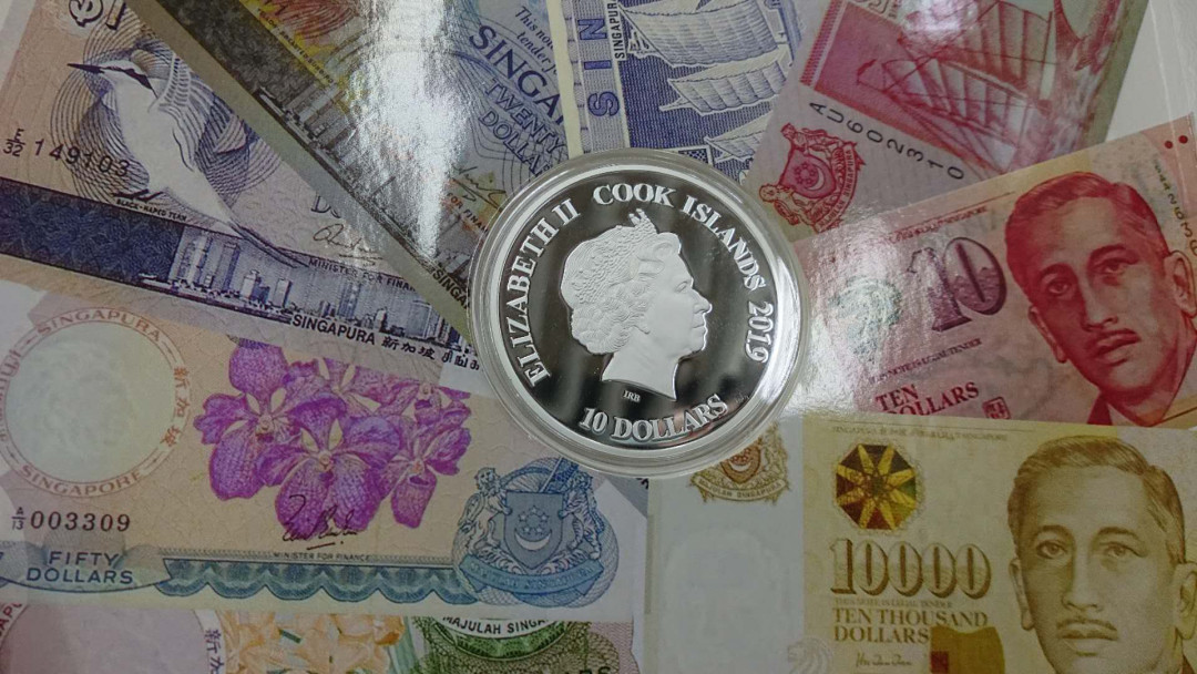 【囧羊收藏】精选微拍第五场~世界硬币（套装）专场（陆续上架） 2019年新加坡钱币学会成立50周年纪念银币（委托库克群岛发行，新加坡本地销售版）