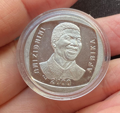 【币观天下】第129期钱币拍卖～ - 【南非】2000年5兰特精制币【稀少】