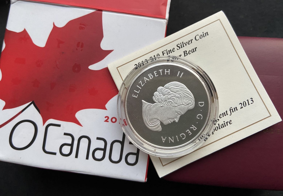 【币观天下】第129期钱币拍卖～ 2013年加拿大10加元北极熊银币