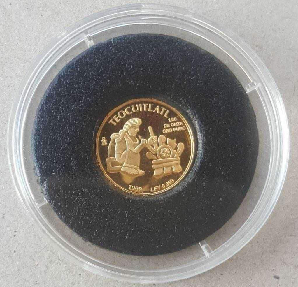 【币观天下】第129期钱币拍卖～ 墨西哥1999年土著人炼金术小金币