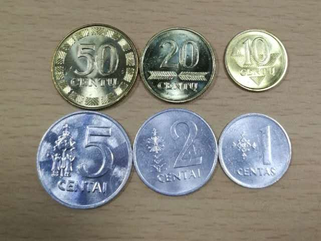 北京马甸外国钱币专卖微拍第三十期，非贵金属纪念币，流通币专场，陆续上新，欢迎关注 立陶宛流通币6枚/套，品相如图