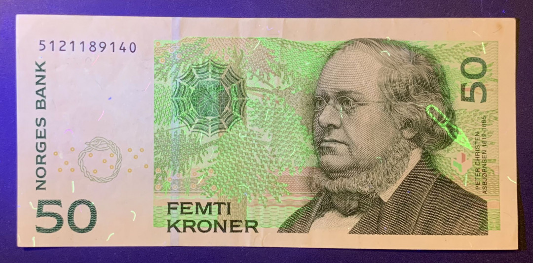 紫瑗钱币—微拍第120期—纸币场 挪威 2005年 50克朗 流通品 （P-46c）