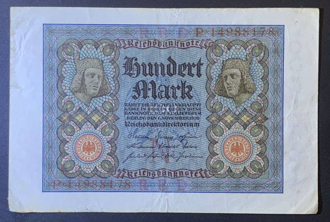 紫瑗钱币—微拍第120期—纸币场 西班牙 德国 早期纸币 2枚一组 大票幅